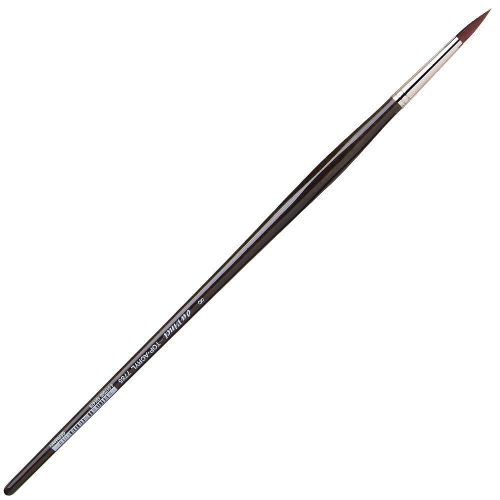 Da Vinci Top Acryl Synthetic Round Acrylic and Oil Paint Brush Series 7785 No:8