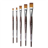 Da Vinci Vario Tip Sentetik Düz Uçlu Sulu Boya Ve Hobi Craft Fırçası Seri 1381 No:16