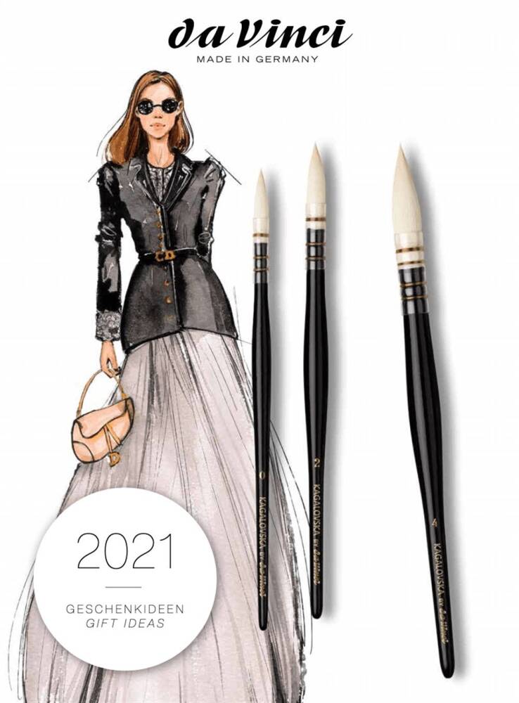 Da Vinci Water Colour Brush Edition "Kagalovska by da Vinci" Seri 11492 No: 4