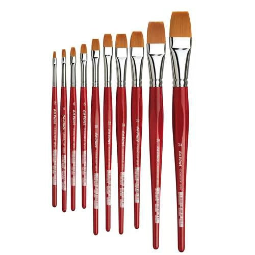 Da Vinci Cosmotop Spin Sentetik Düz Sulu Boya Fırçası Seri 5880 No:6