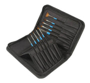 Daler Rowney Aquafine Classic Zip Case 10 Artists Watercolour Brushes Short Handle