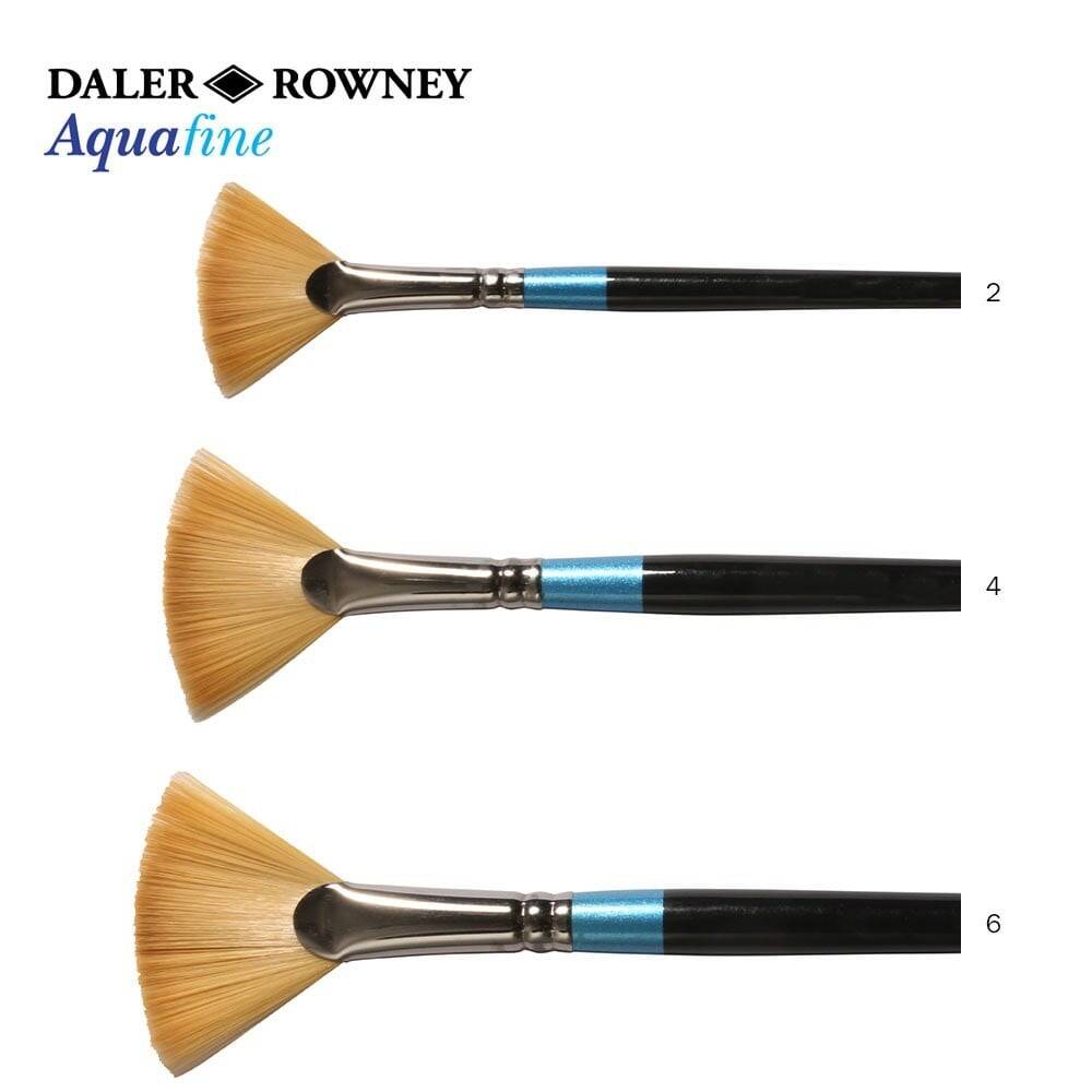 Daler Rowney Aquafine Fan Blender Yelpaze Fırça Seri 48 No: 4