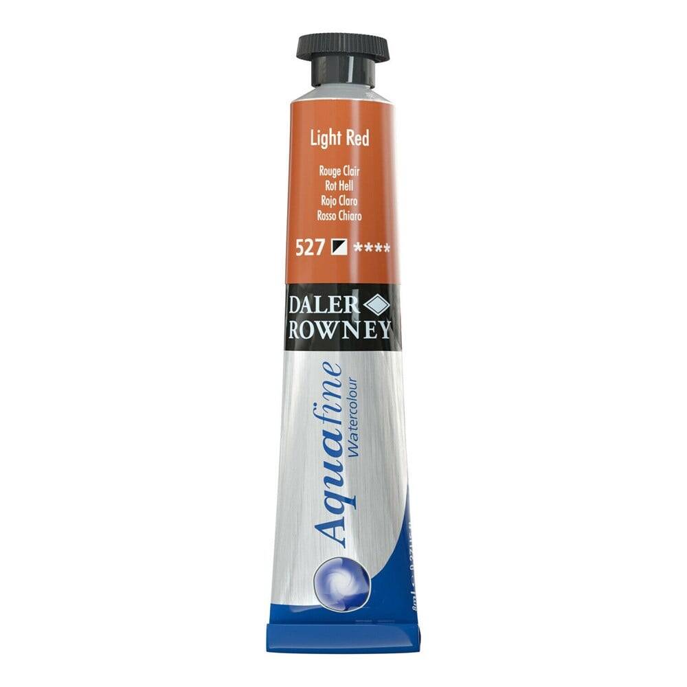 Daler Rowney Aquafine Watercolour 8ml Tube 527 Light Red