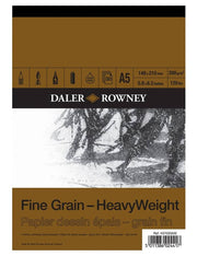 Daler Rowney Fine Grain Heavyweight Pad A5 200Gr 30Sh