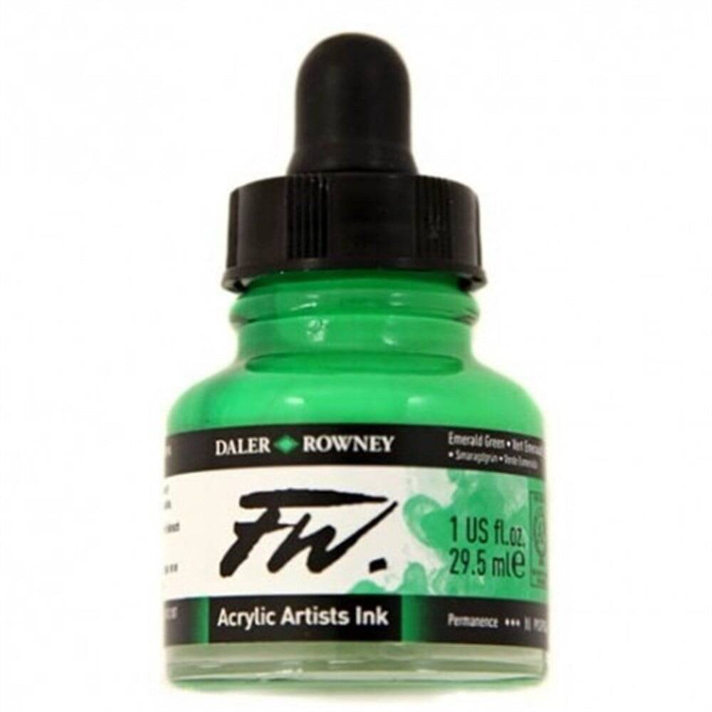 Daler Rowney Fw Ink 29,5ml Emerald Green