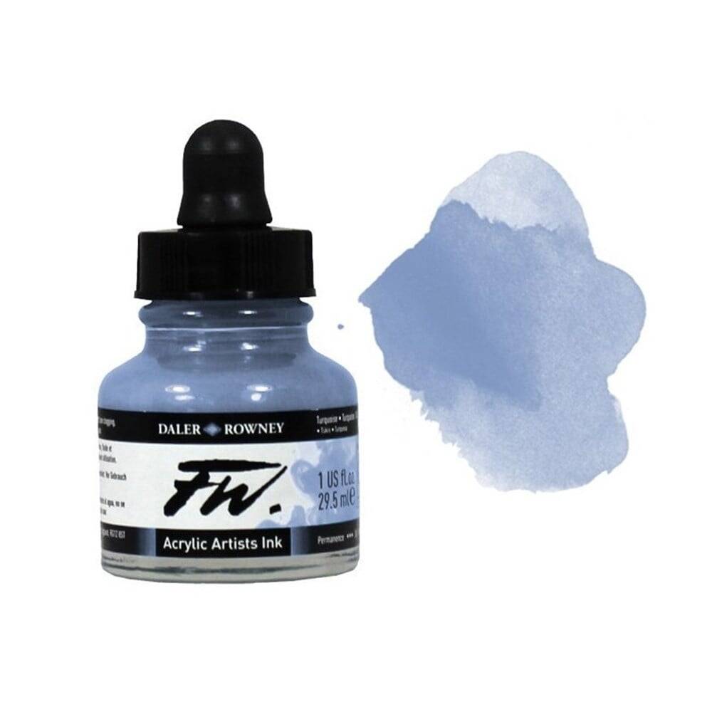 Daler Rowney Fw Ink 29,5ml Shımmerıng Blue