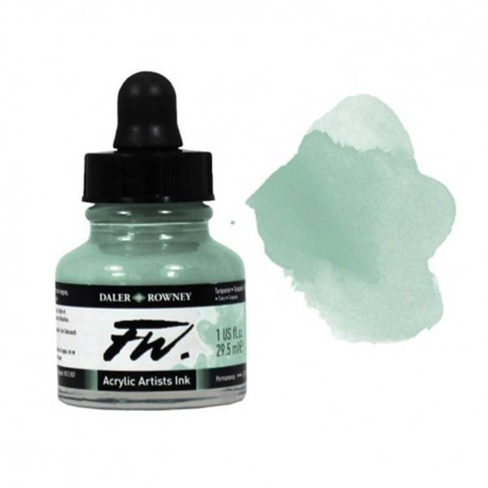 Daler Rowney Fw Ink 29,5ml Shımmerıng Green