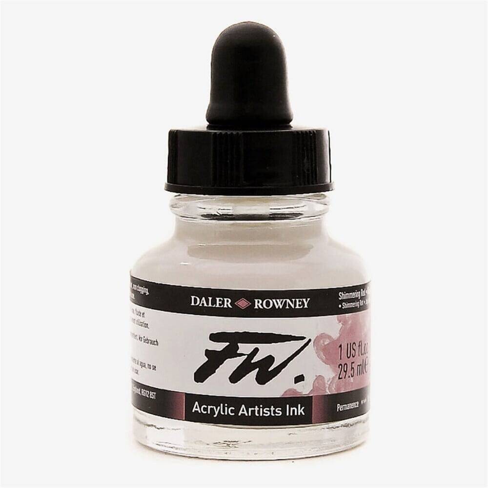 Daler Rowney Fw Ink 29,5ml Shımmerıng Red