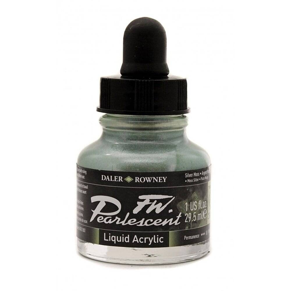 Daler Rowney Pearlescent 29,5ml Sılver Moss