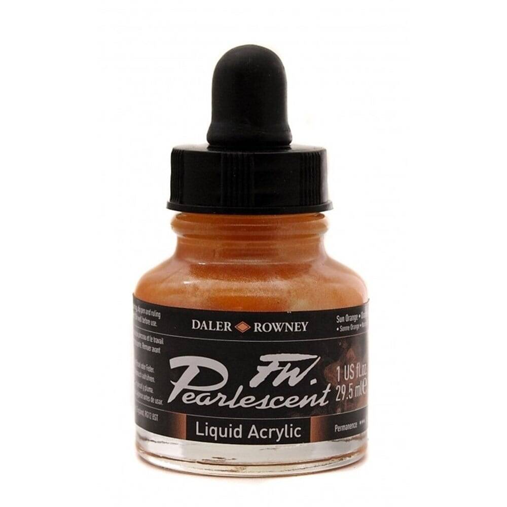 Daler Rowney Pearlescent 29,5ml Sun Orange