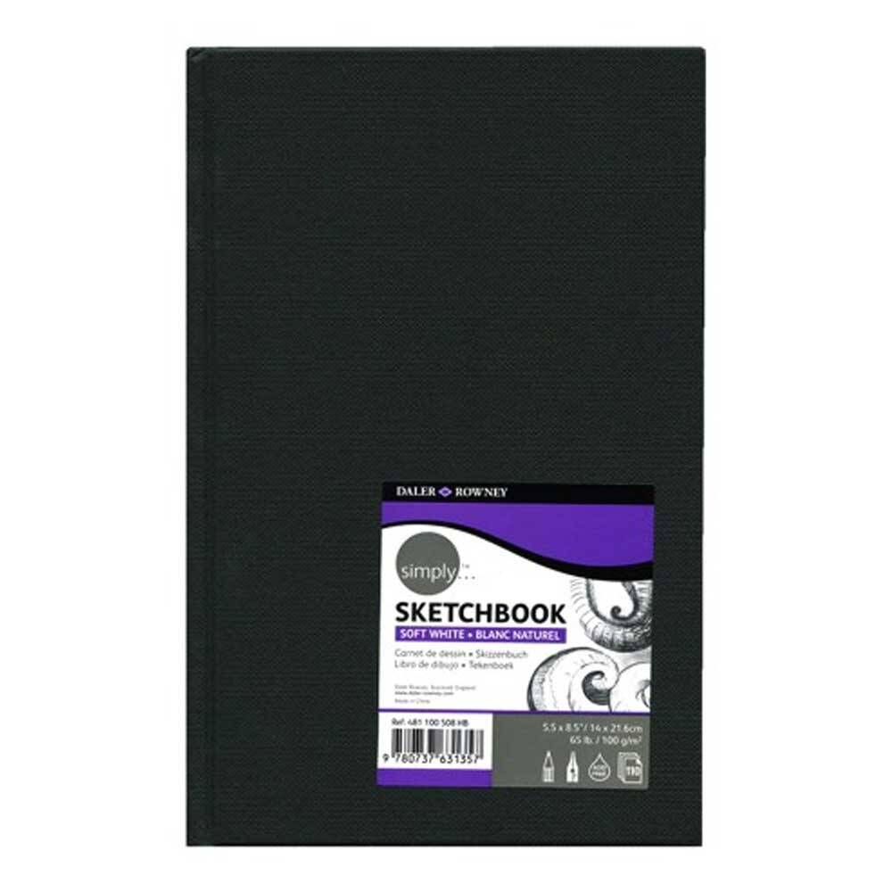 Daler Rowney Sert Kapak Simply Sketch Eskiz Defteri 28*35.6Cm - 100Gr 110 Yaprak