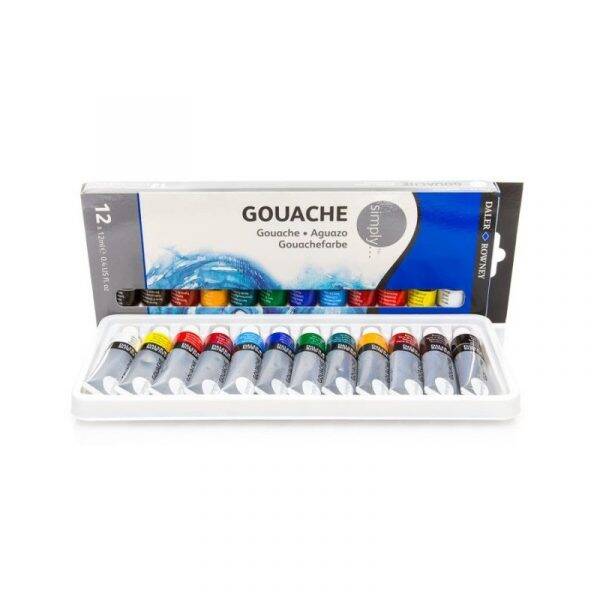 Daler-Rowney Simply Gouache Set 12x12 ml