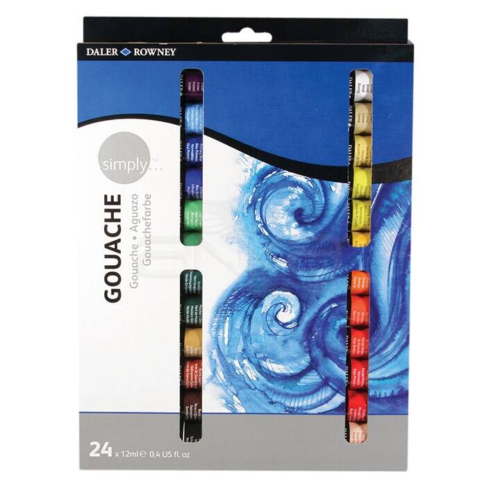 Daler-Rowney Simply Gouache Set 24x12 ml