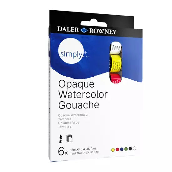 Daler-Rowney Simply Gouache Set 6x12 ml