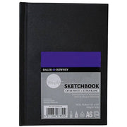 Daler Rowney Simply Sert Kapak Eskiz Çizim Blok A6 Extra White