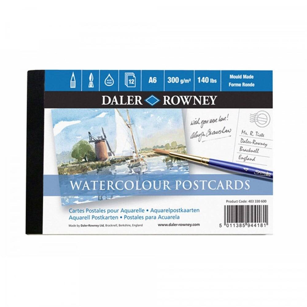 Daler Rowney Suluboya Postcard 300 gr A6 12 Yaprak