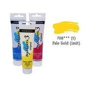 Daler Rowney System 3 Original Acrylic Paint 150 ml Pale Gold Imit