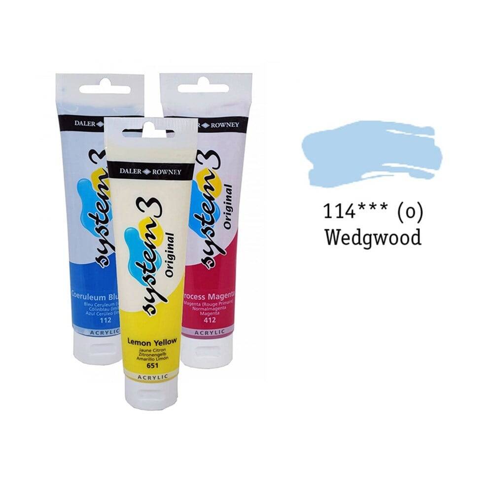 Daler Rowney System 3 Original Akrilik Boya 150 ml Wedgwood