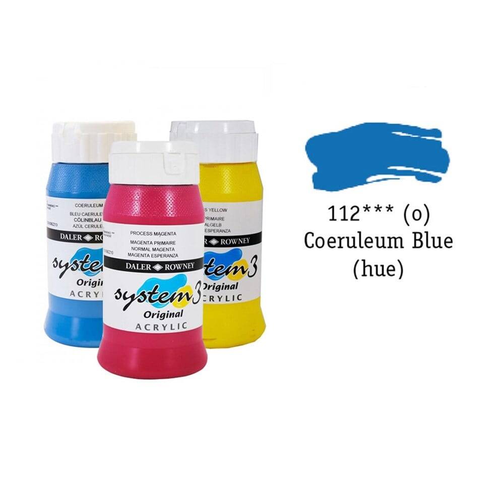 Daler Rowney System 3 Original Acrylic Paint Coeruleum Hue