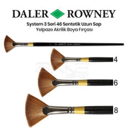 Daler Rowney System3 Fan Yelpaze Fırça Seri 46 No: 8