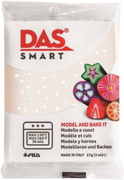 Das Smart Polymer Clay White Glitter 57 gr