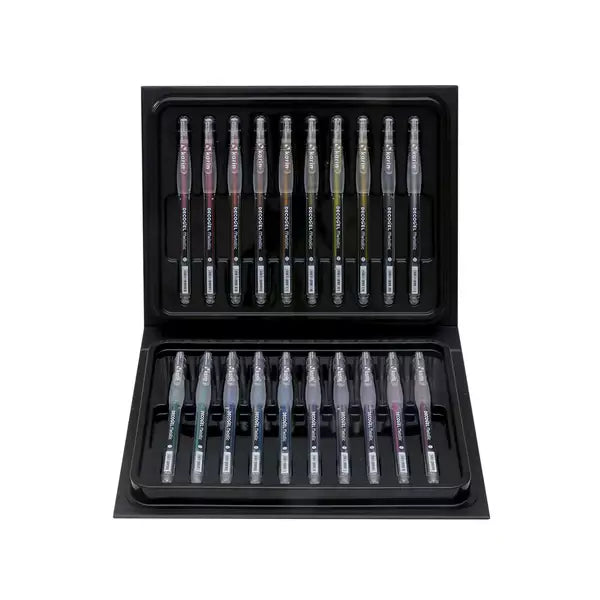 Decogel Mettallic 20 Gel Pens Set