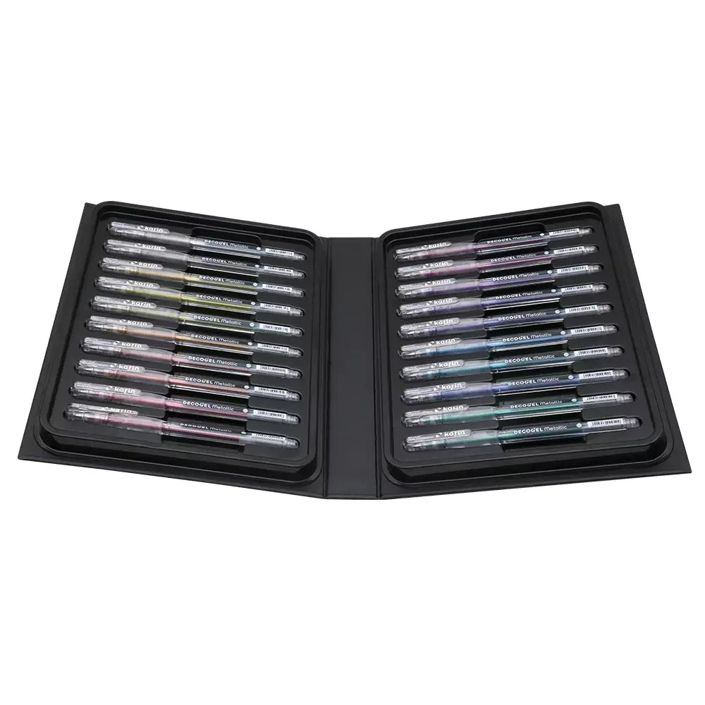 Decogel Mettallic 20 Gel Pens Set