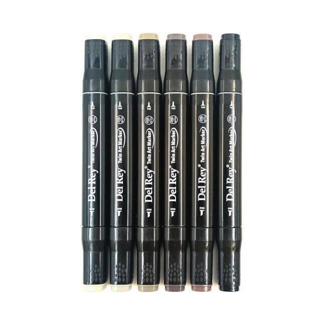 Del Rey Twin Marker Wood Colors Set of 6