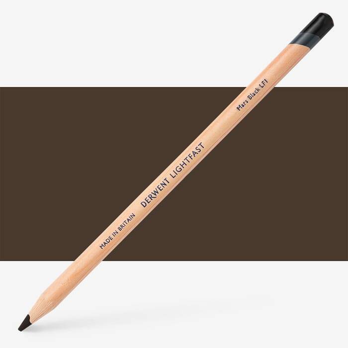 Derwent Lightfast Kuru Boya Kalemi Mars Black