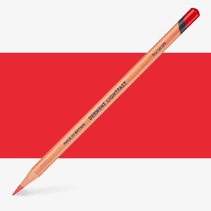 Derwent Lightfast Kuru Boya Kalemi Scarlet