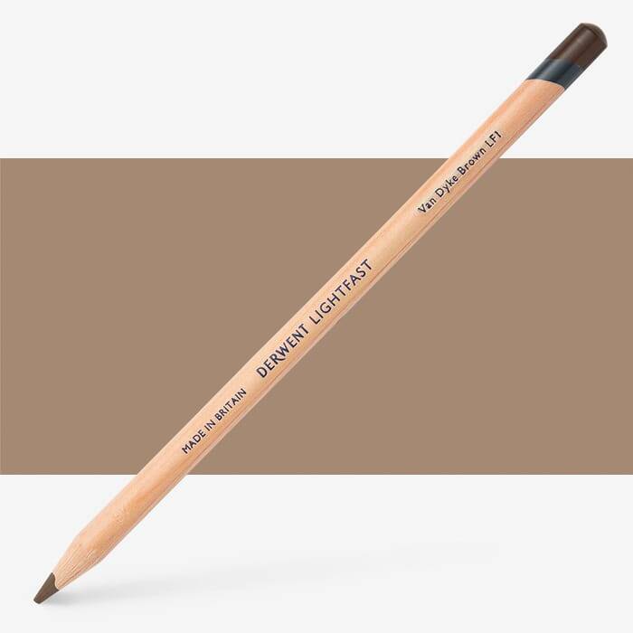 Derwent Lightfast Kuru Boya Kalemi Van Dyke Brown