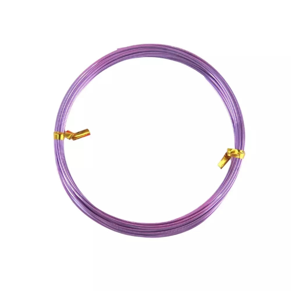 Dytac Alüminyum Tel Yuvarlak 1mm x 4mt Mor
