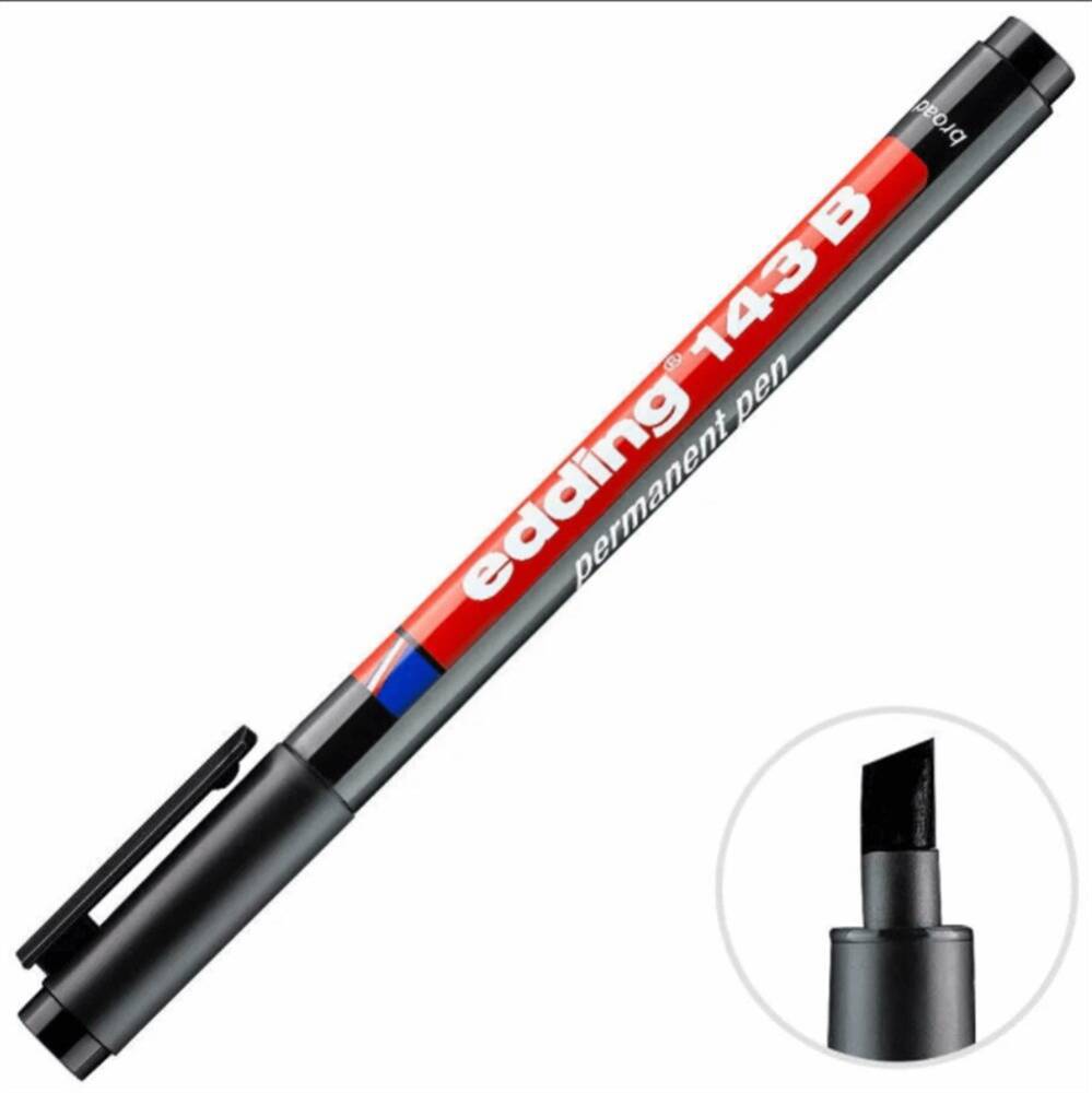 Edding 143-01 B Acetate Pen Red