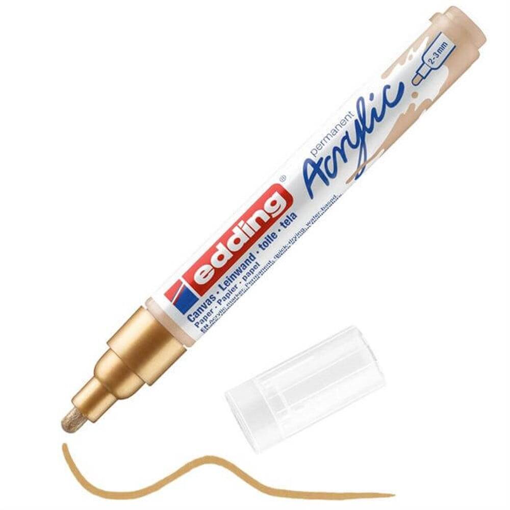 Edding 5100 Permanent Acrylic Marker Rich Gold
