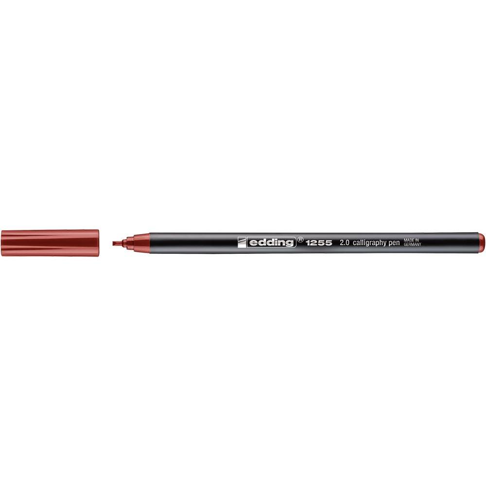 Edding Calligraphy Pen E-1255 2 mm Claret Red