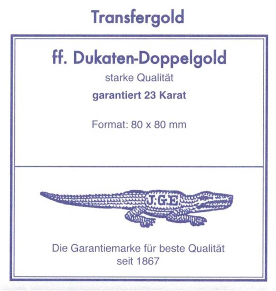 Eytzinger 23 Carat Ducate Double Gold Yellow Transfer Gold