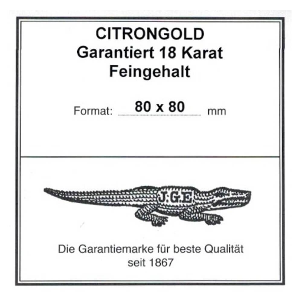 Eytzinger Citrongold 18 Carat Green Loose Gold Leaf