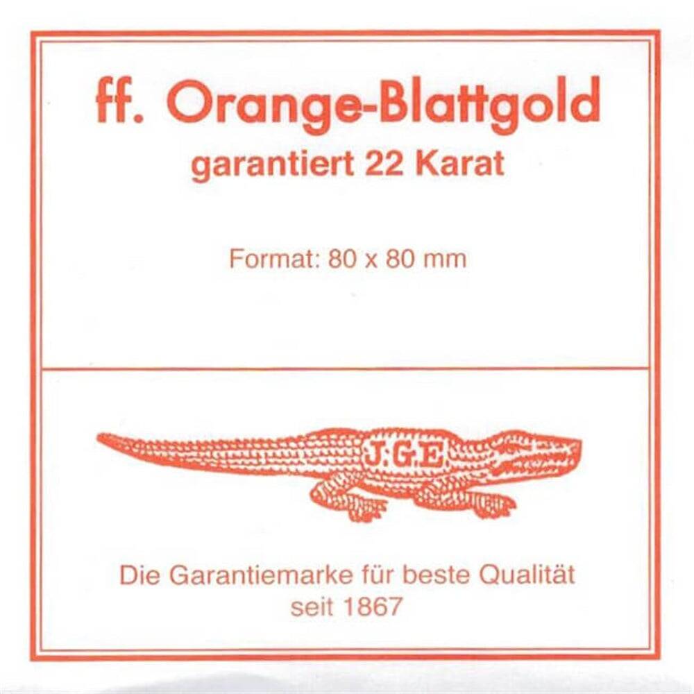 Eytzinger Orangegold 22 Carat Yellow Loose Gold Leaf