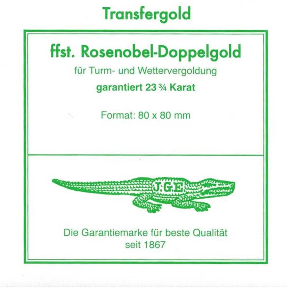Eytzinger Rosenoble Double Gold 23.75 Carat Transfer Gold