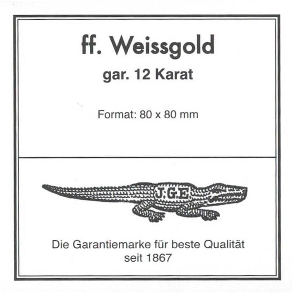 Eytzinger Weissgold 12 Carat White Loose Gold Leaf