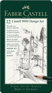 Faber Castell 9000 Dereceli Kalem Seti 12'li(5B-5H)