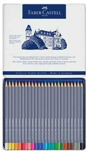 Faber Castell Goldfaber Sulandırılabilir Kuru Boya Kalemi 24 lü