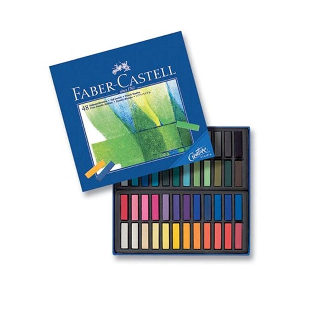 Faber Castell Goldfaber Yarım Boy Toz Pastel Set 48'li