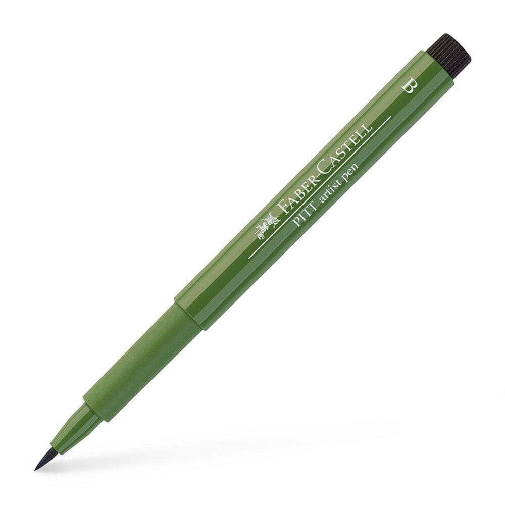Faber Castell Pitt Artist Pen Çizim Kalemi 174 Mat Krom Oksit Yeşili