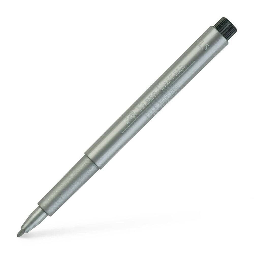 Faber Castell Pitt Artist Pen Çizim Kalemi 251 Gümüş M Uç