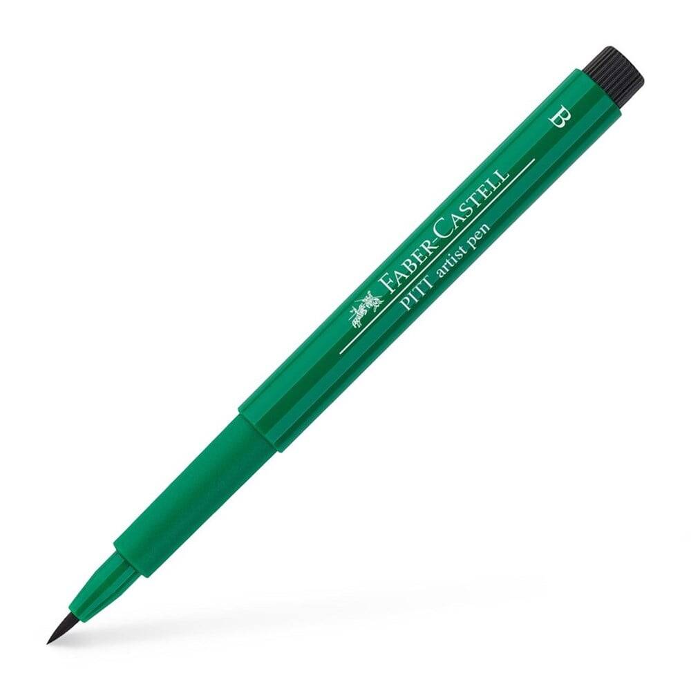 Faber Castell Pitt Artist Pen Çizim Kalemi 264 Fitalik Yeşil Koyu