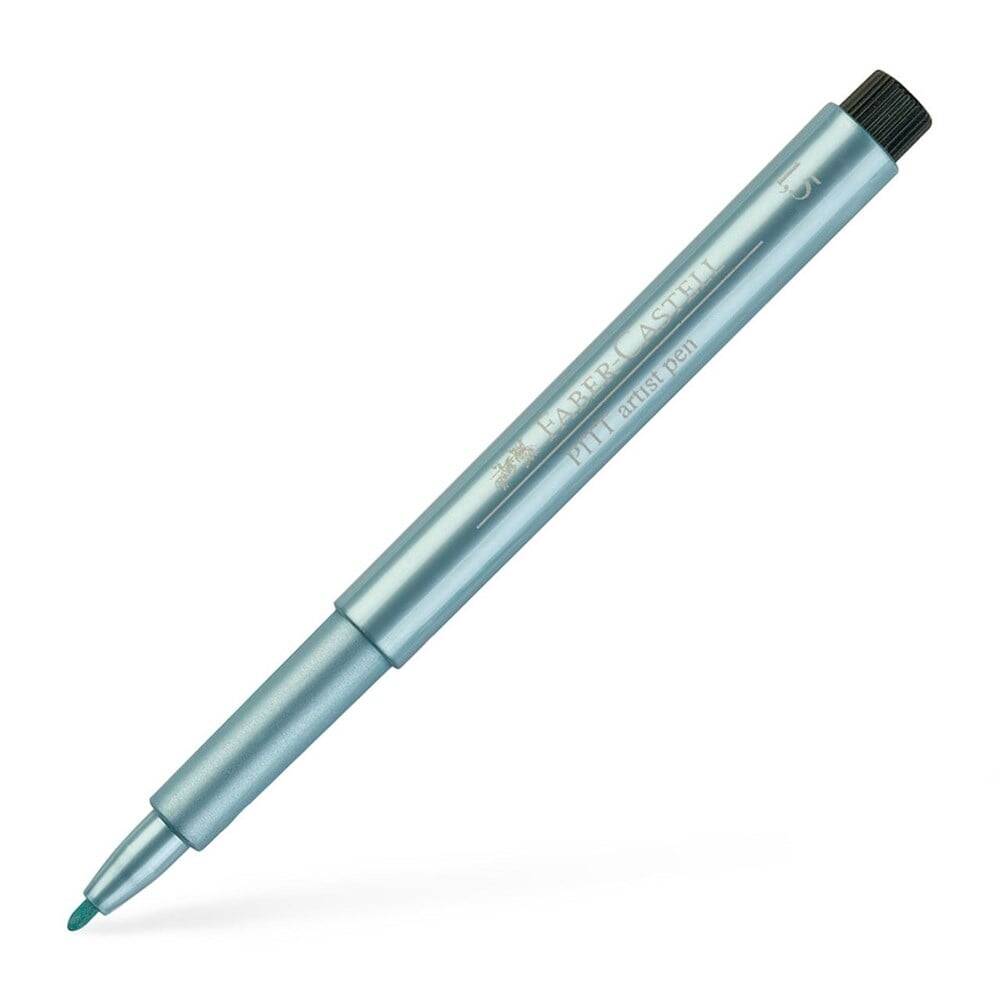 Faber Castell Pitt Artist Pen Çizim Kalemi 292 Metalik Mavi