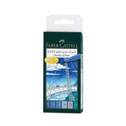 Faber Castell Pitt Artist Pen Fırça Uç Çizim Kalemi Gök Renkleri 6'lı