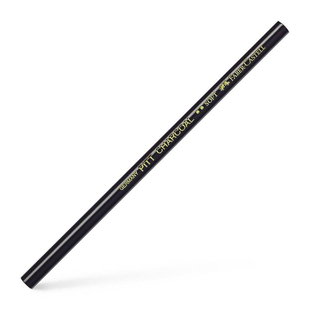 Faber Castell Pitt Monochrome Füzen Kömür Kalem Siyah Yumuşak 2907/S