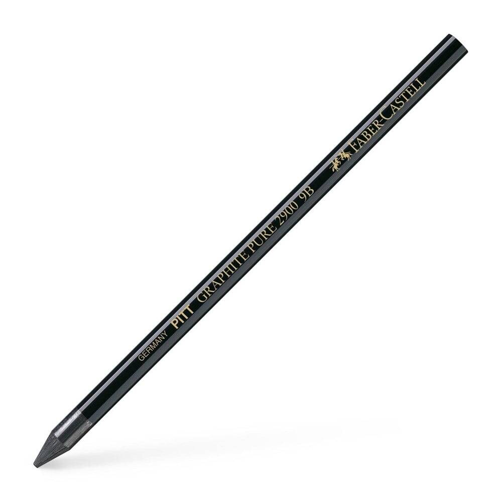 Faber Castell Pitt Monochrome Graphite Charcoal Pencil 2900 9B
